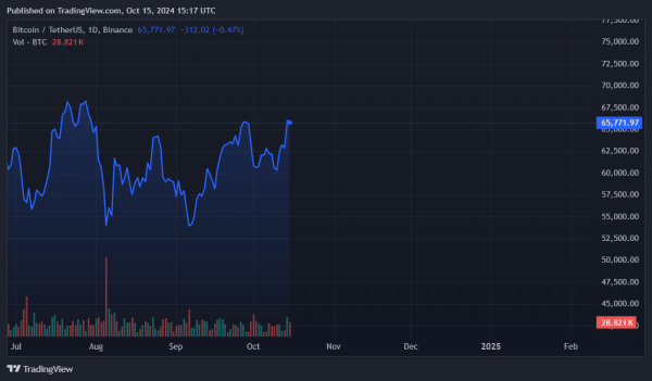 Bitcoin crosses $67k to hit 2-month high