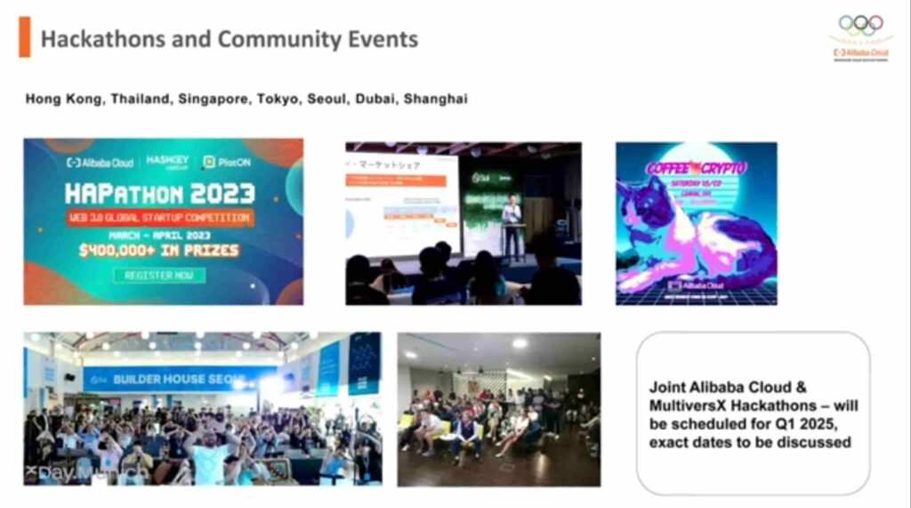 Hackthons and Community Events – Alibaba Cloud & MultiversX. Source: xDay Munich