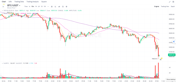 Bitcoin sinks under $80,000, faces potential drop to pre-election levels as correction continues