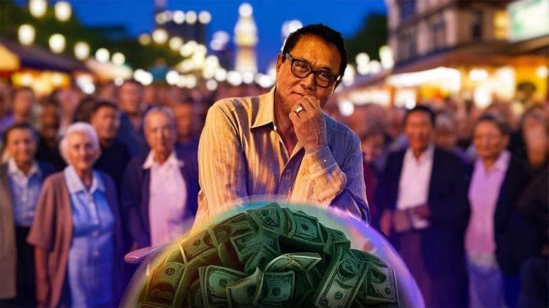 R. Kiyosaki says Bitcoin, gold, and silver best defense against global war in 2025