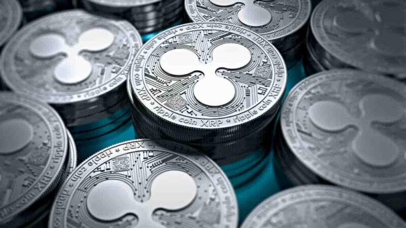 XRP exchange reserves rocket to 1-month high
